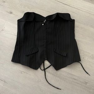 striped corset